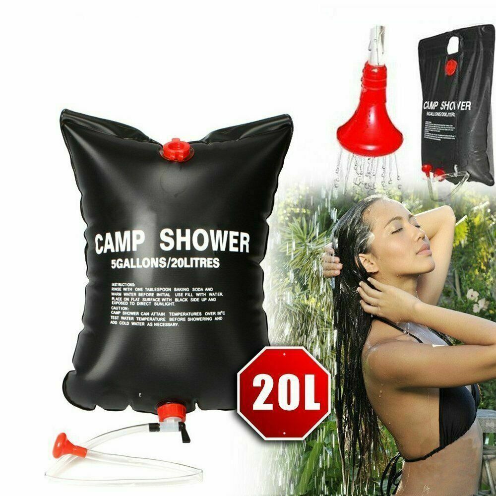 20L Portable Solar Camping Shower Bag - Gadgetify Verse
