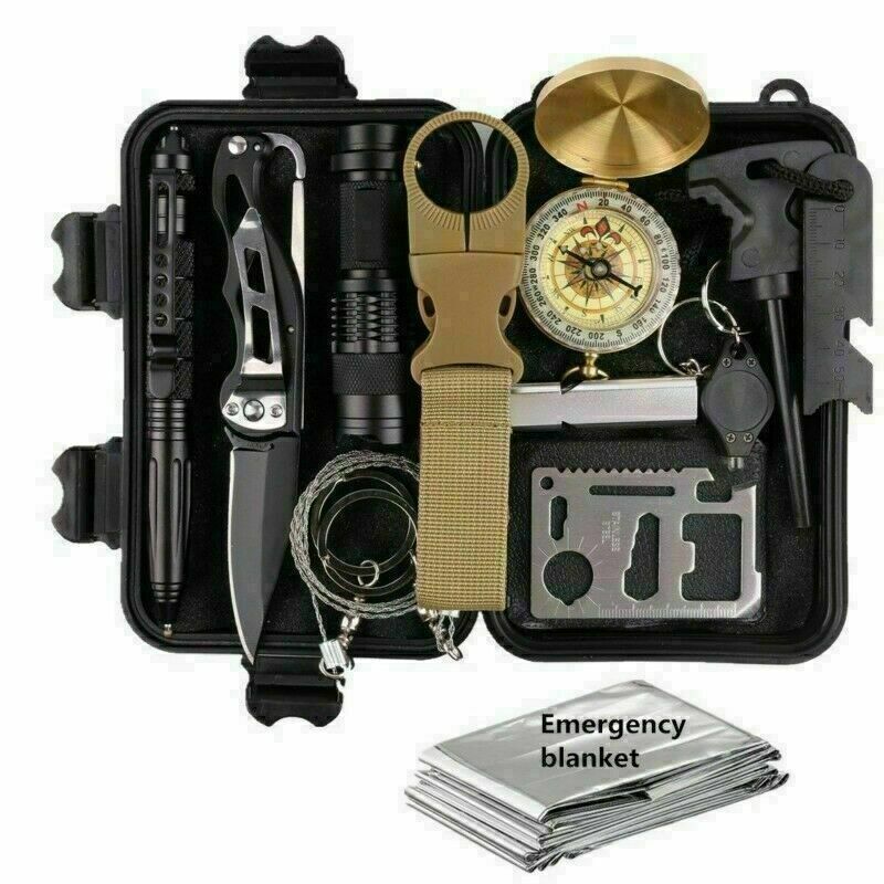 14-in-1 Outdoor Emergency Survival Kit - Gadgetify Verse