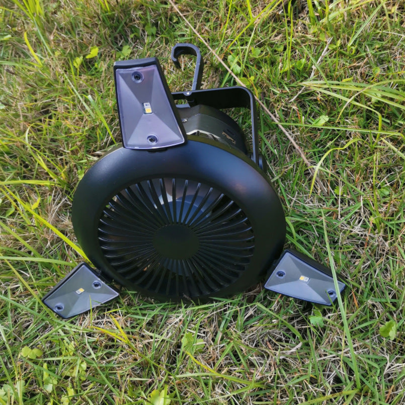 Solar-Powered Camping Light & Fan Combo - Gadgetify Verse
