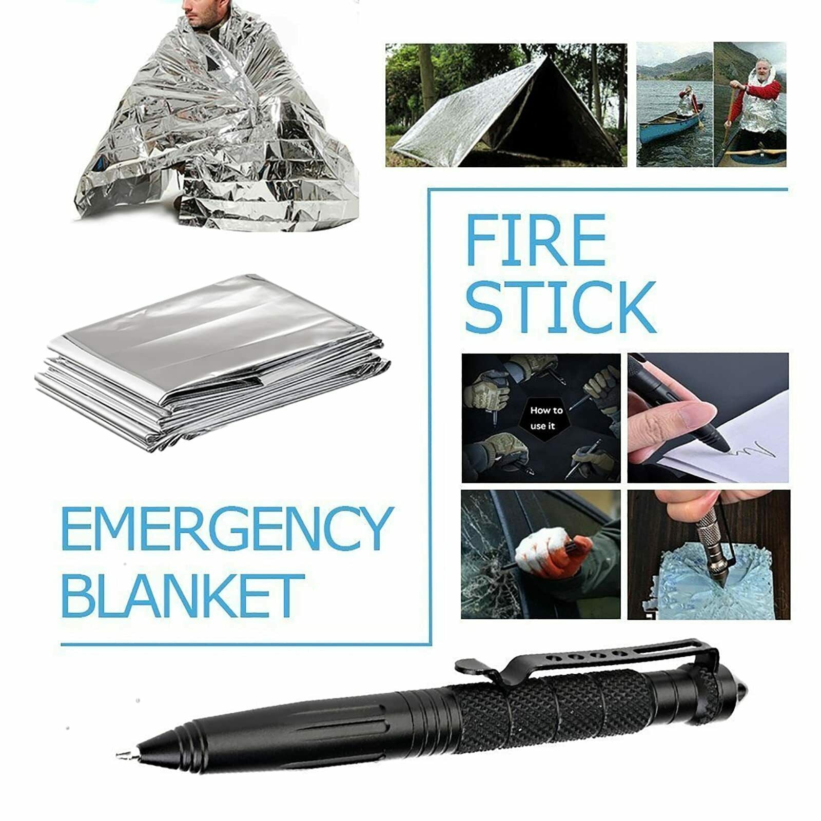 14-in-1 Outdoor Emergency Survival Kit - Gadgetify Verse