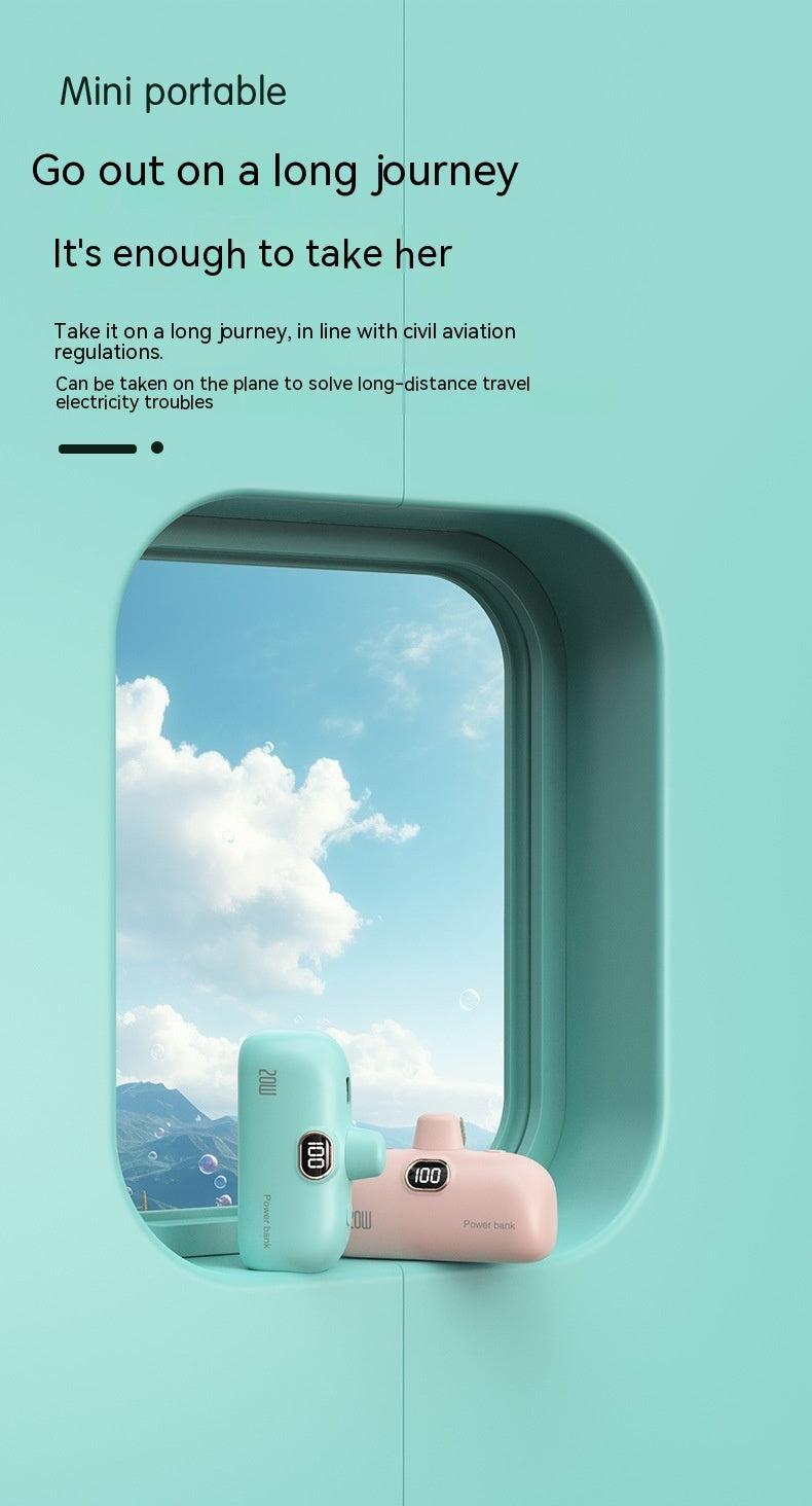 Pocket Wireless Capsule Power Bank - Gadgetify Verse