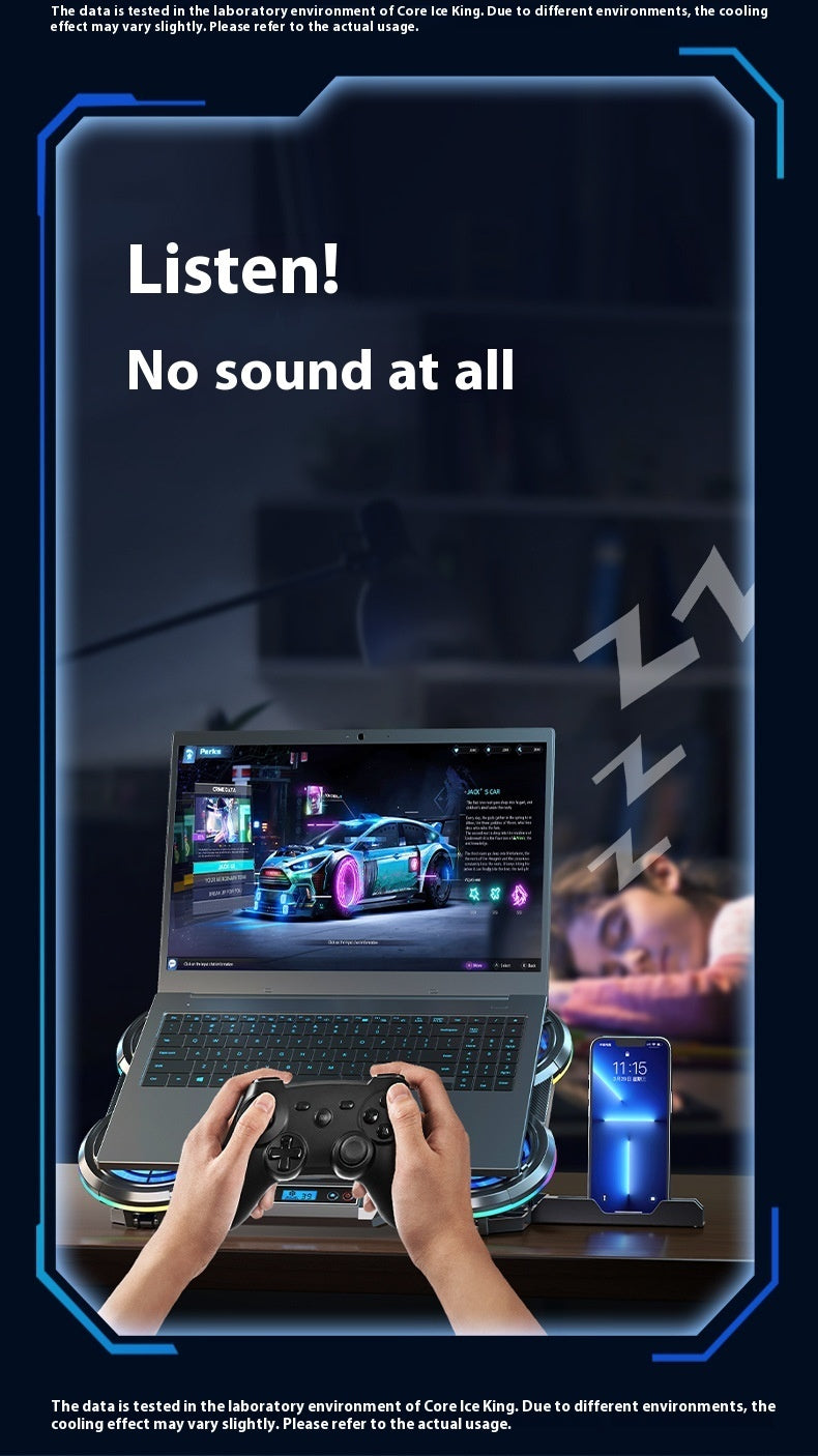 Notebook Play Speed 4-Core Laptop Cooler - Gadgetify Verse