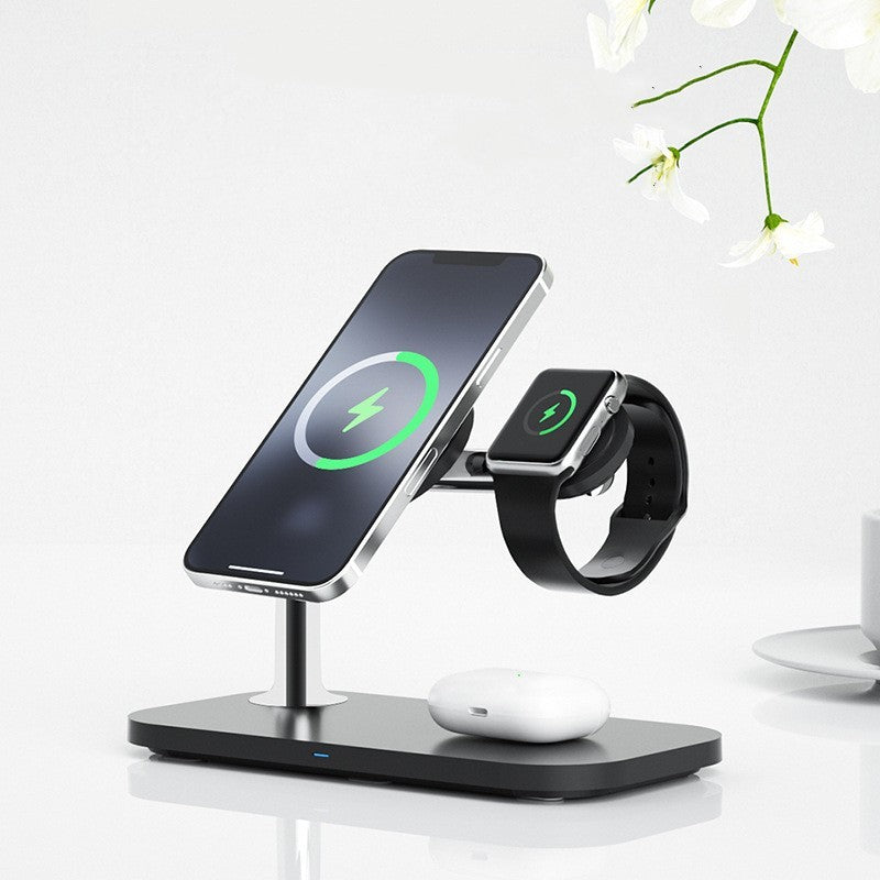 Magnetic 3-in-1 Wireless Charger - Gadgetify Verse