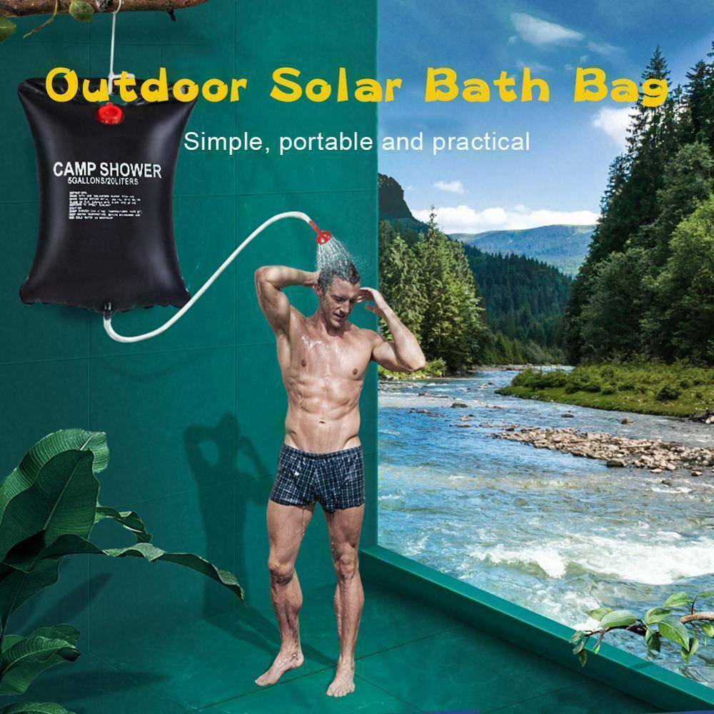 20L Portable Solar Camping Shower Bag - Gadgetify Verse